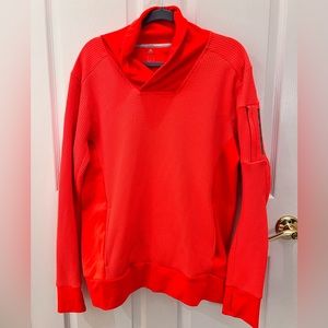 Adidas Running Pullover Top Size XL  Orange